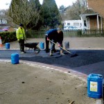 levelling tarmac material