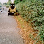 cleaning farm road